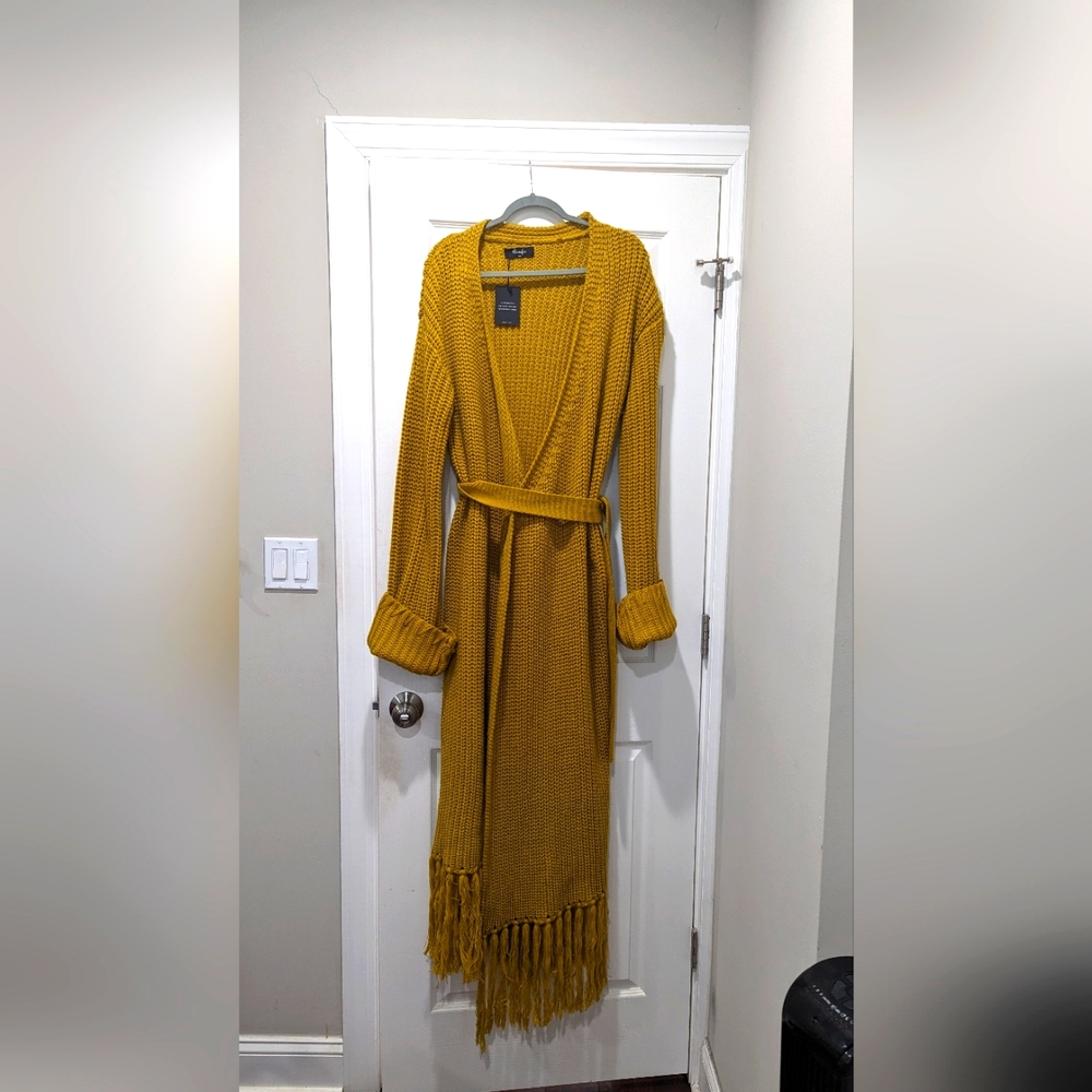 Hanifa Miya Knit Cardigan Dress